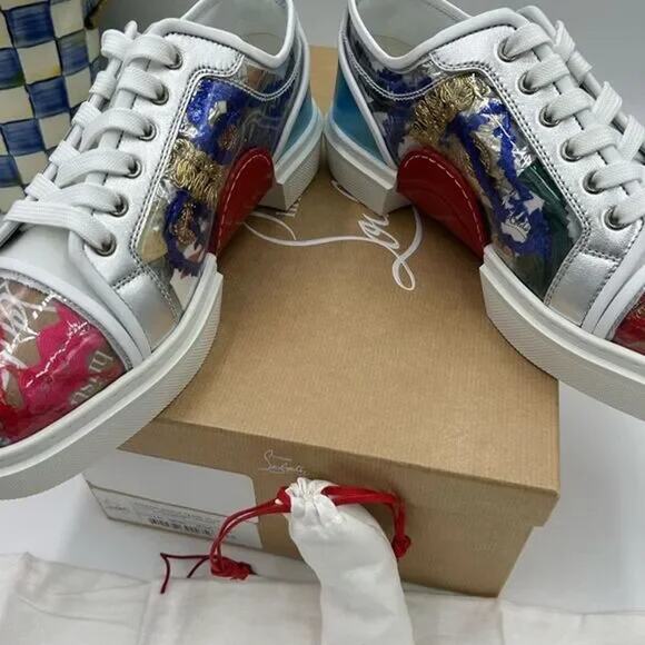 Men's Christian Louboutin adolon trash, limited edition sneaker size 44 - Picture 5 of 8